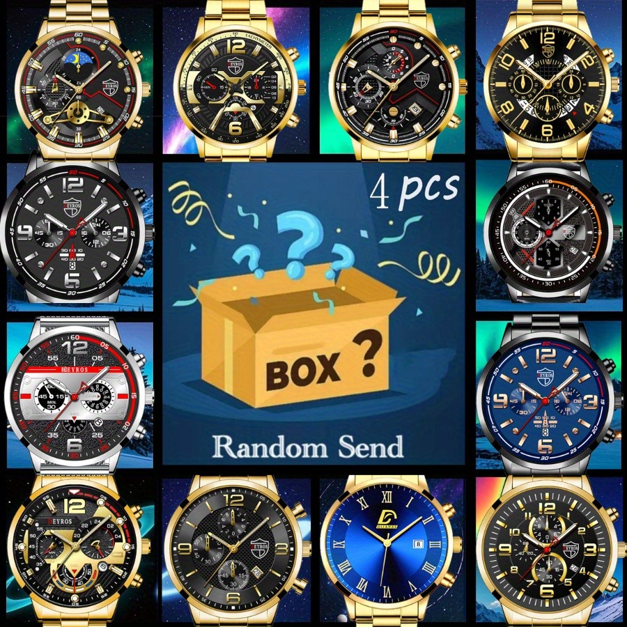 Analog Quartz Watch - Caja misteriosa Compre 1 y obtenga