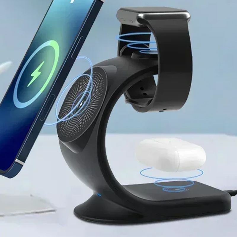 Iwatch Smartwatch - Cargador inalámbrico magnético 3 en 1,