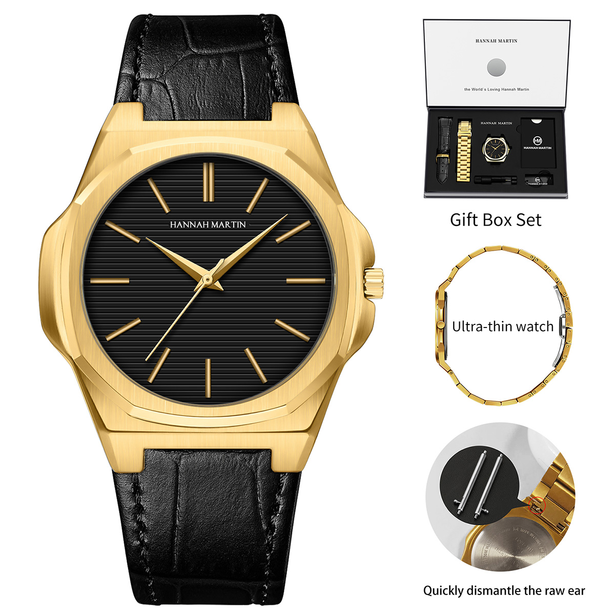 Analog Quartz Watch - Reloj de Regalo para Mujer, Esfera