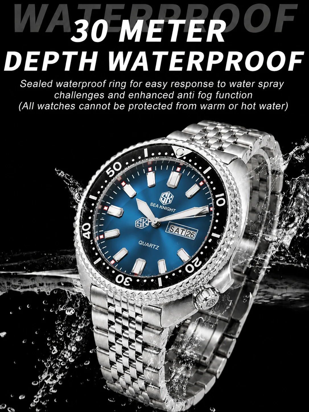 SEA KNIGHT Nuevo Reloj de Cuar - Smartwatch New Watches reseña y precio