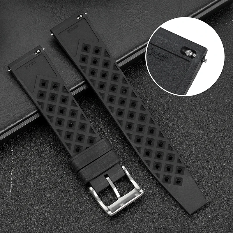 Correa de reloj de goma Tropic - Smartwatch Casio Watches For Men reseña y precio