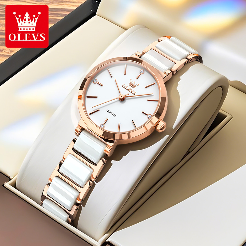 OLEVS Reloj de mujer 5877 Relo - Analog Quartz Watch reseña y precio