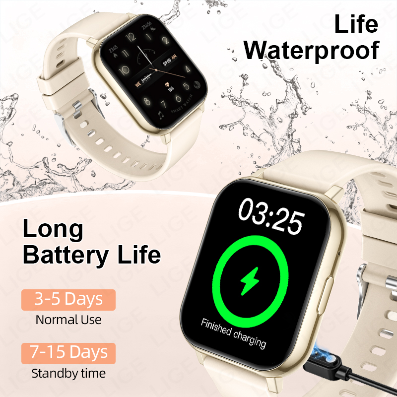 Nuevo reloj inteligente LIGE H - Smartwatch New Watches For Women reseña y precio