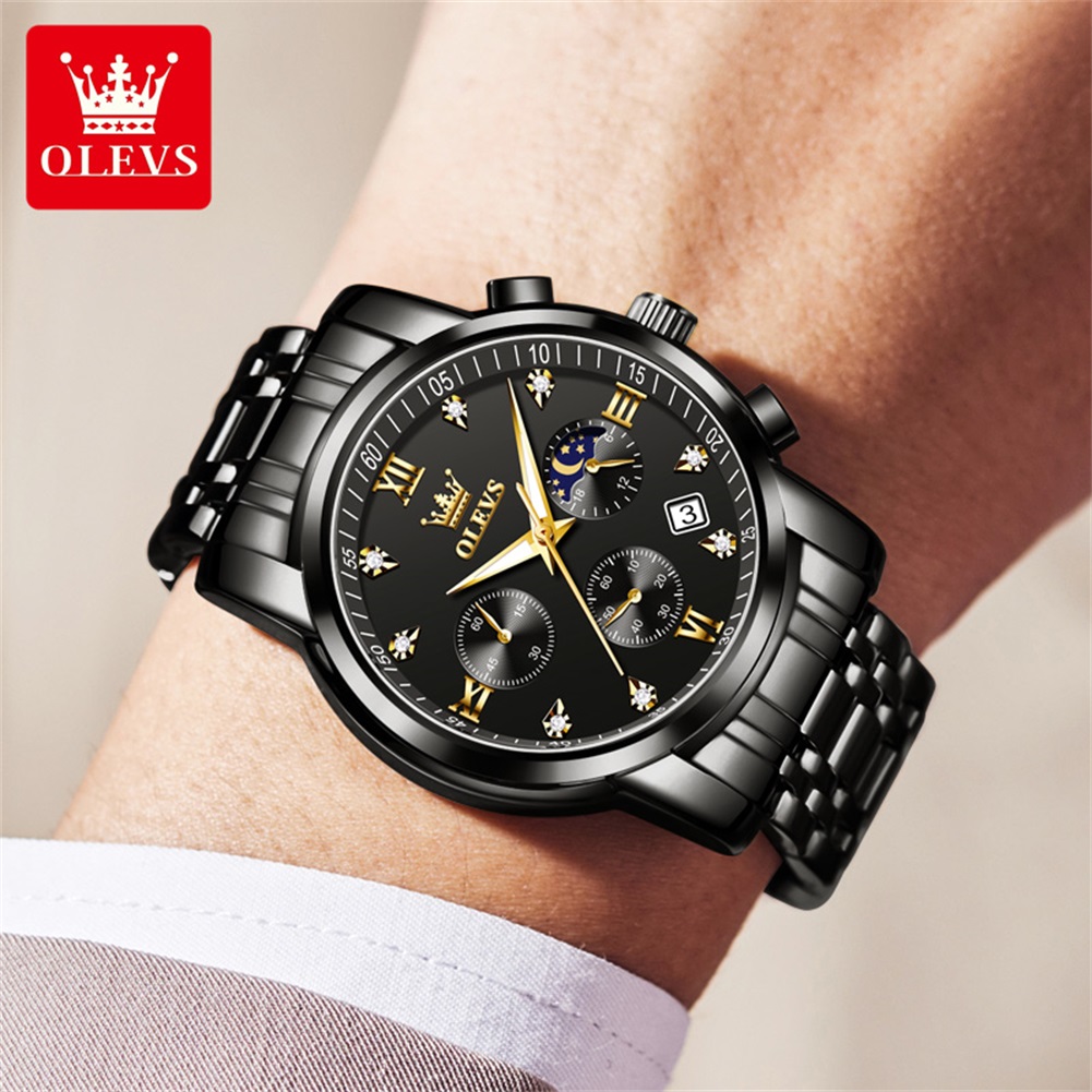OLEVS Relojes populares para h - Analog Quartz Watch reseña y precio