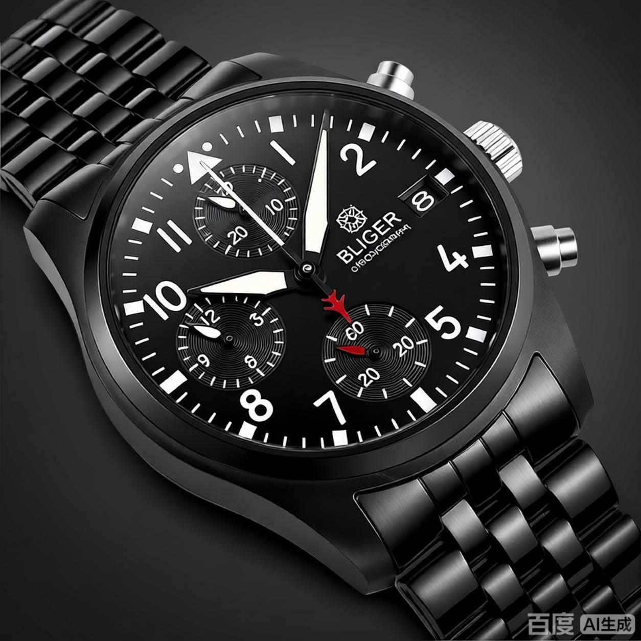 Reloj cronógrafo de aviador BL - Analog Quartz Watch reseña y precio