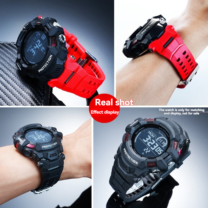 Correa de reloj de silicona y  - Smartwatch Casio Watches For Men reseña y precio