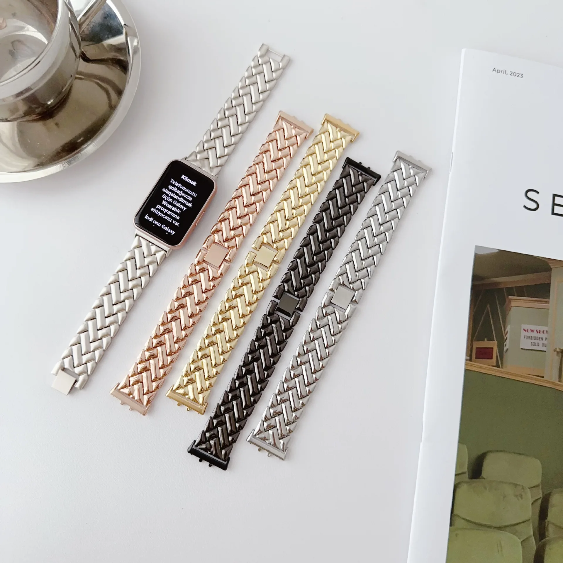 Nueva pulsera correa de Metal  - Smartwatch New Watches For Women reseña y precio