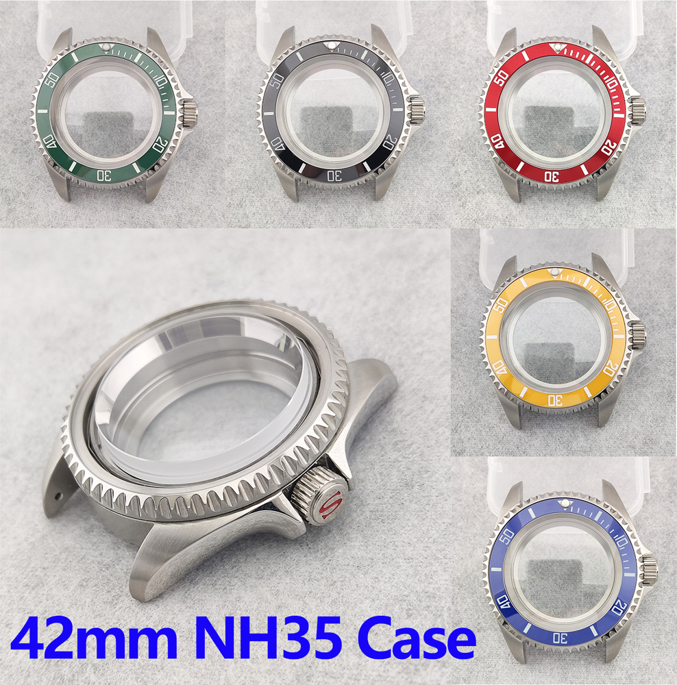 Caja de reloj NH35 de 42mm, ca - Vintage Digital Watch reseña y precio