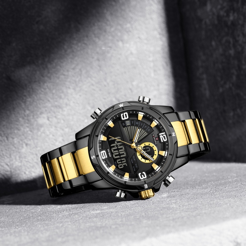Reloj NAVIFORCE con doble pant - Analog Quartz Watch reseña y precio